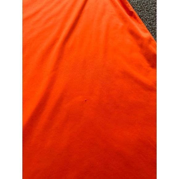 Men's Bright Orange Under Armour Heat Gear Loose Fit Performance Tee Size Medium - Picture 5 of 7